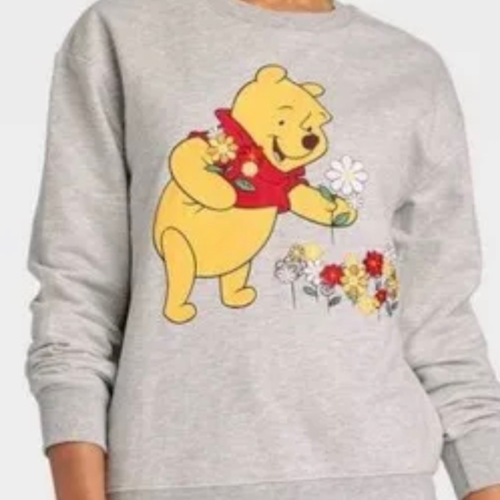 NWT embroidered Winnie The Pooh Disney Sweatshirt.